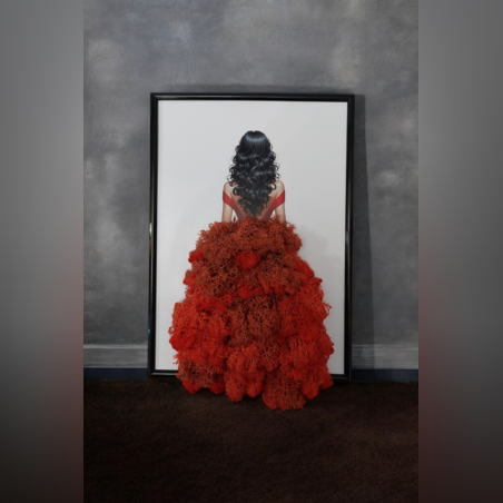 Картина -Дама в червено