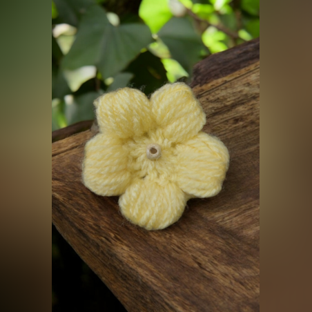 Плетена брошка-7