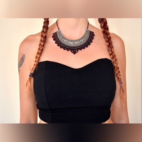 Ръчно плетено колие