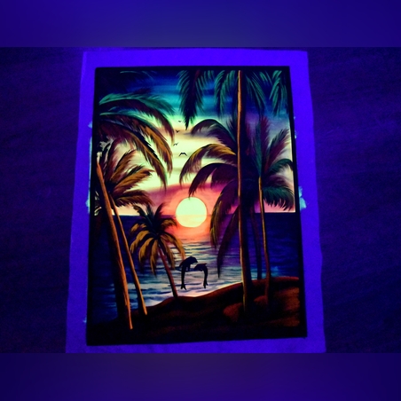 Ръчно рисувана УВ картина 