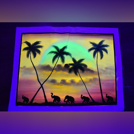 Hanmade UV LED Painting 