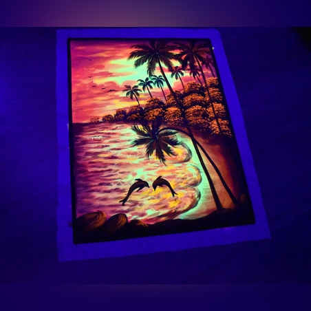 Hanmade UV LED Painting 