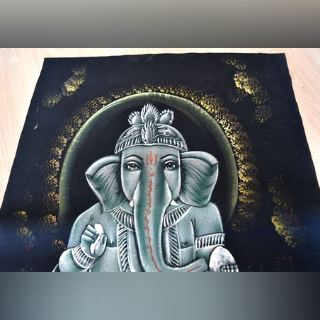 Hand Painted on black canvas 