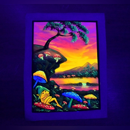 Ръчно рисувана УВ картина