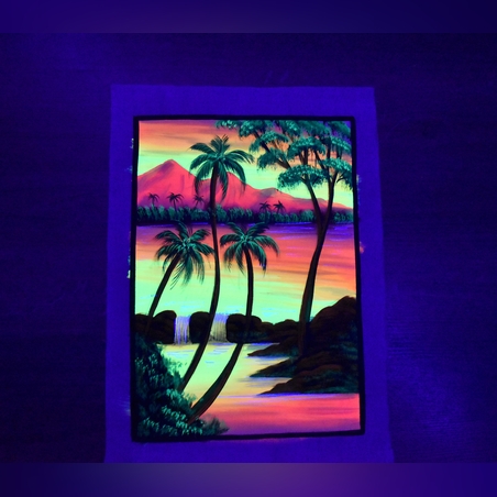 Ръчно рисувана УВ картина