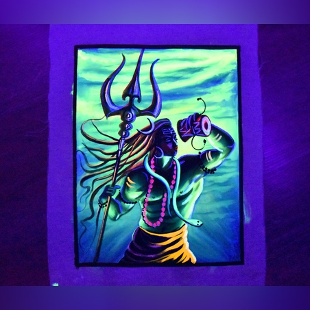 Hanmade UV LED Painting 
