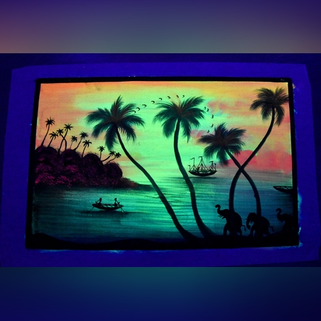 Hanmade UV LED Painting 