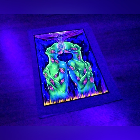 Ръчно рисувана УВ картина