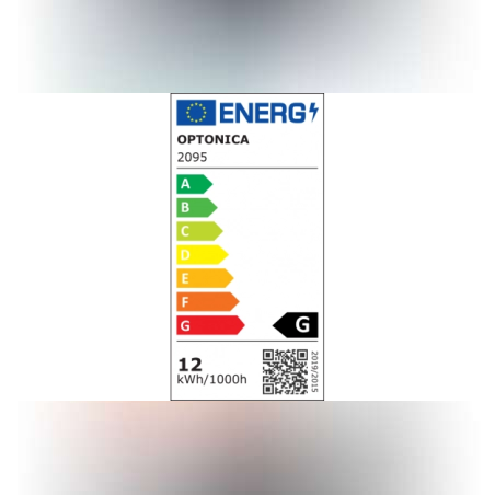 LED стенен осветител, алуминий, бял, IP20, 12W, 3000K, 316x90x30 мм