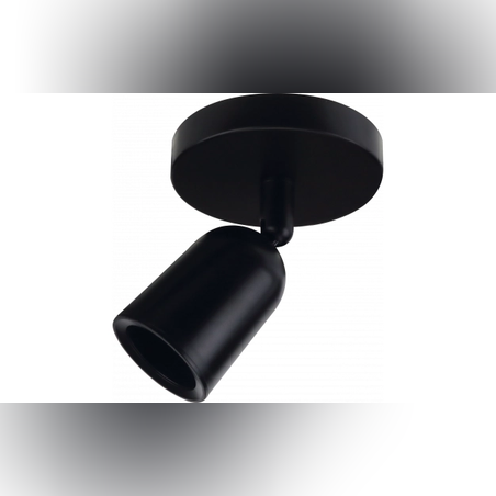 ТЯЛО ЗА GU10 ЧЕРНО ПЛАСТМАСА IP20 MAX-10W