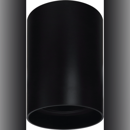 КРЪГЛО ТЯЛО ЧЕРНО GU10 ЦОКЪЛ ПЛАСТМАСА IP20 MAX-10W