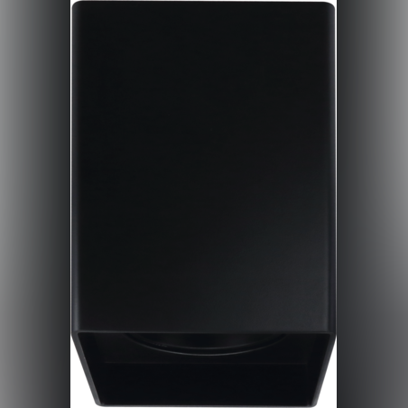 КВАДРАТНО ТЯЛО ЧЕРНО GU10 ЦОКЪЛ ПЛАСТМАСА IP20 MAX-10W