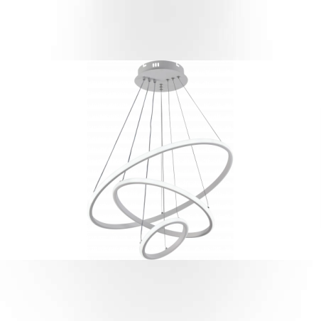 LED Пендел 78W, CCT 3000K–6000K, Бял – Димер с дистанционно