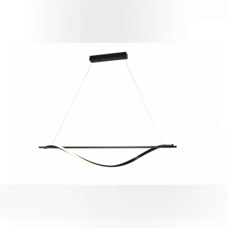 LED Пендел 17W, Топла светлина 3000K, Пясъчно черен