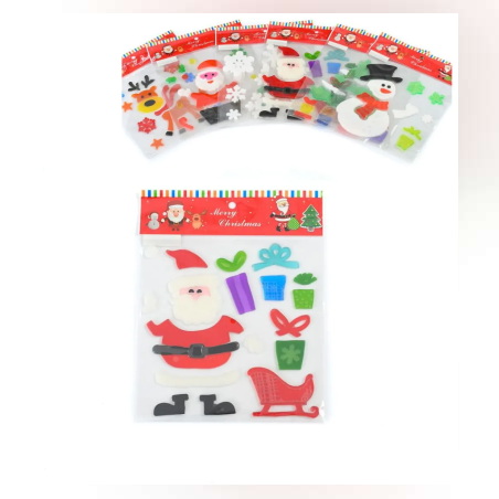 Стикер за декорация - Коледен - 20х20см - 54306