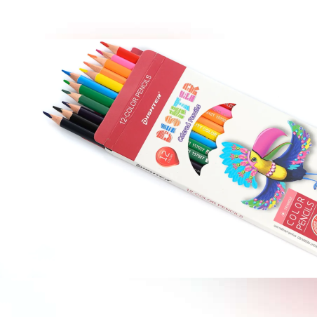 Моливи - цветни - 12 броя - 65037