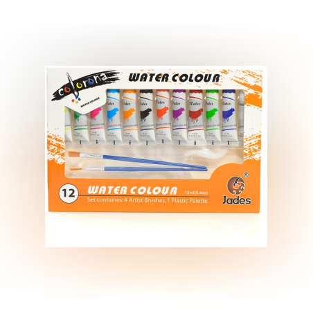 Водни бои + палитра + четки - 65107