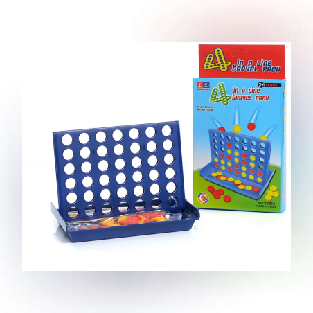 Занимателна игра 4 в линия 11х21см - 65669
