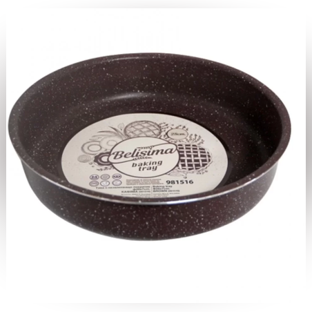 Тава с незалепващо покритие ф32x7 cm КАФЯВА