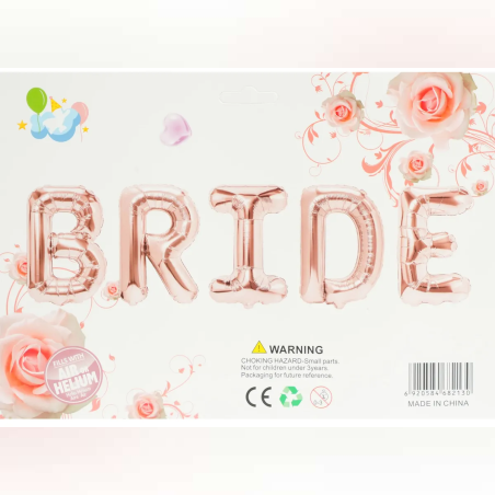 Комплект фолиеви балони BRIDE - 5 части