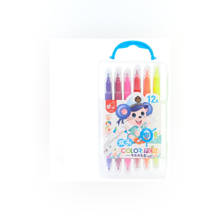 Флумастери - Двувърхи - 12 броя - 65417