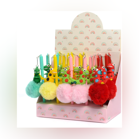 Химикалка - Дино с пух - 65540