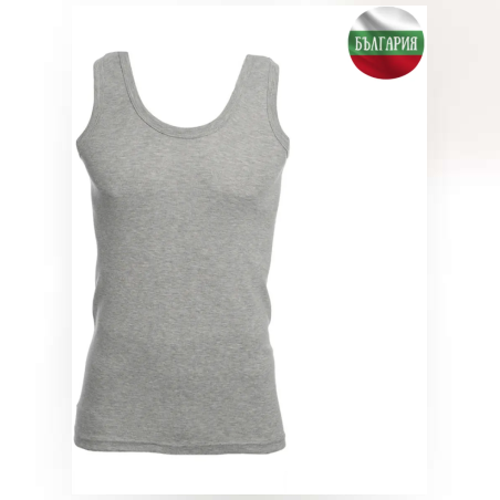 Мъжки потник - Рипс - Сив - 2ХL - 060265