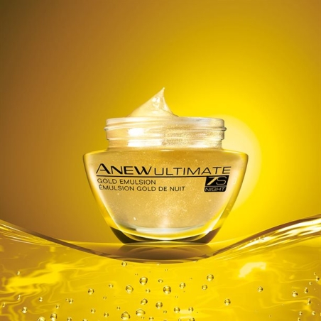 Нощна златна емулсия Anew с Protinol™