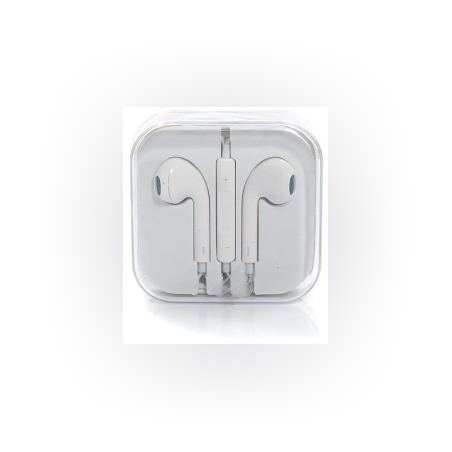 Аудио слушалки за телефон с кабел тип AUX с управление на звука и микрофон