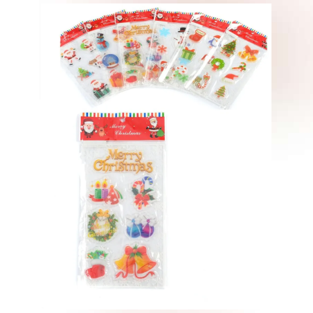 Стикер за декорация - Коледен - 15х20см - 54305