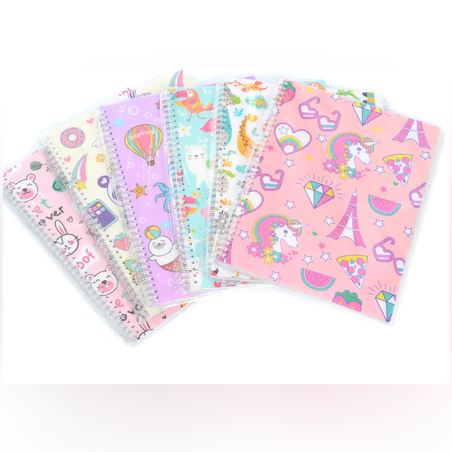 Тефтер - А4 - 80 листа - Спирала - PVC корица - 65352