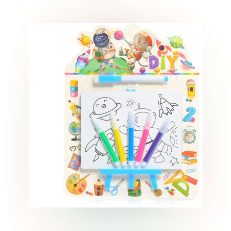 Комплект за рисуване - космос - 8 части - 65045