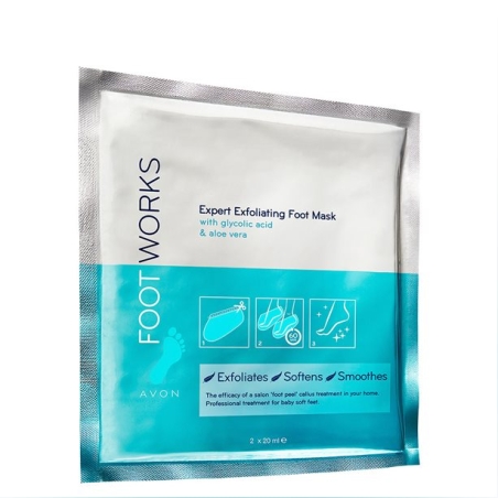 Ексфолиращи чорапи с гликолова киселина & екстракт от алое вера