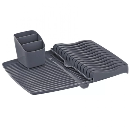 Стелаж за чинии от 3 части 40x30,5xh11,5cm АНТРАЦИТ