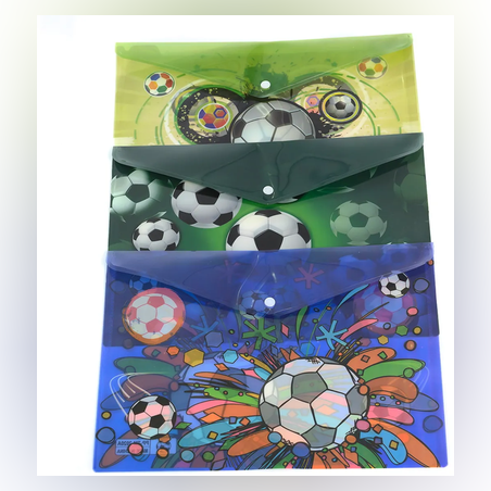 Папка за документи с капса А4 - Футбол - 65614