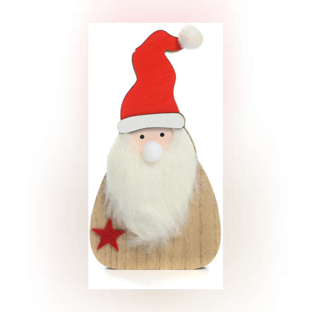 Коледна украса - Светеща - 16х9см - 54323