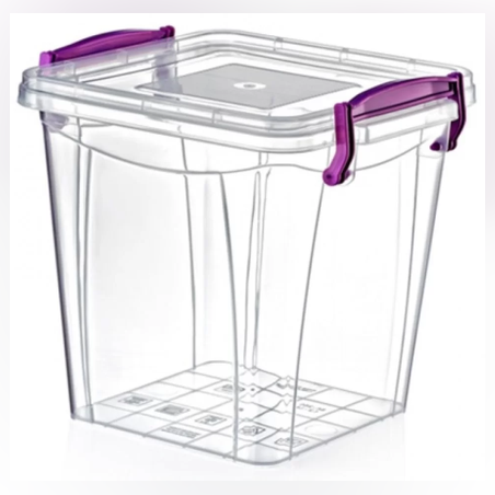 Кутия контейнер квадрат дълбока 16x14,5x16,5 cm