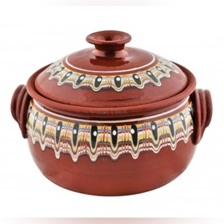 Гювеч 8Л. троянска шарка