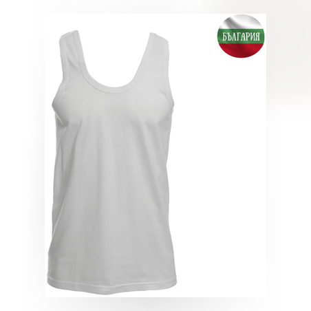 Мъжки потник - Бял - 46/ХS - 060200