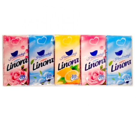 Носни кърпи ЛИНОРА 10БР.