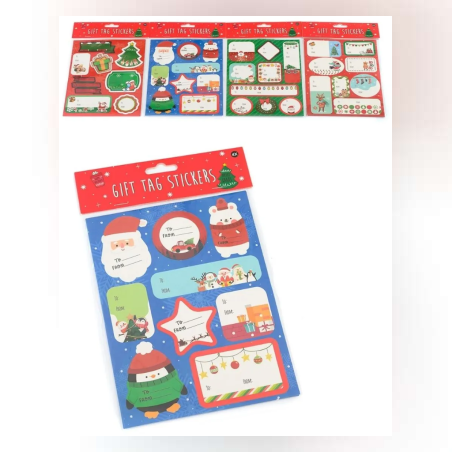 Стикер за декорация - Коледен - 4 листа - 54661