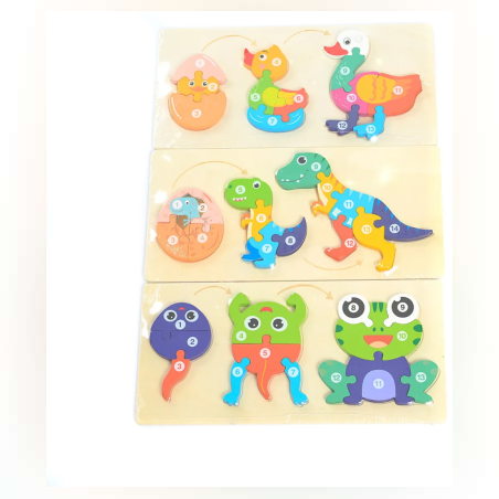 Пъзел - Образователен - Дърво - 65185