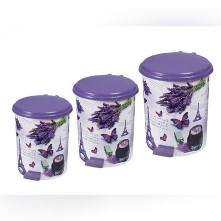 Комплект 3бр. кошове с педал АЙФЕЛОВА КУЛА