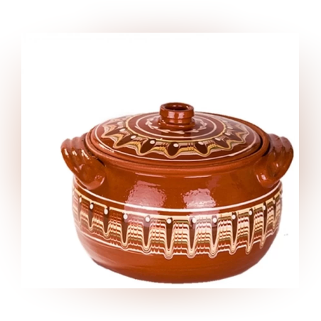 Гювеч 3 литра троянска шарка