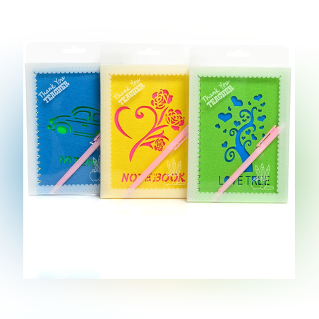 Тефтер с химикал в кутия - Спирала - 13х17см - 65677