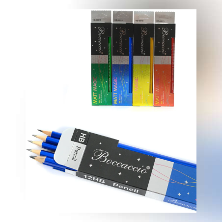 Моливи - HB с гумичка - 12 броя - 65024