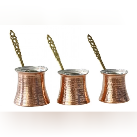 Джезвета медни к-т 3бр