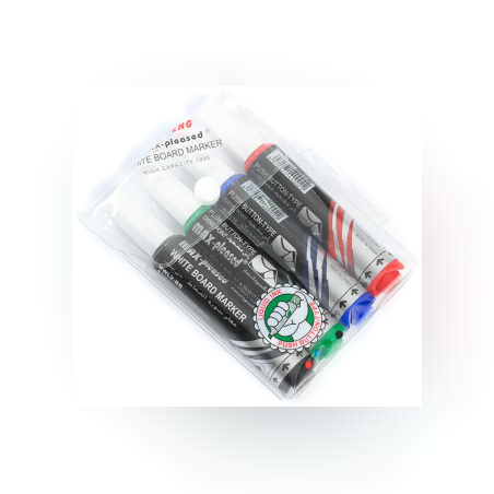 Маркери за бяла дъска - 4 броя - 65012