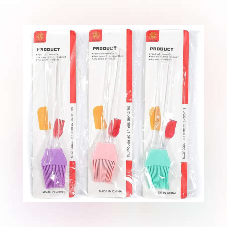 Сладкарска силиконова четка за готвене - 19см. - 71605