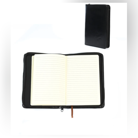 Тефтер с цип А5 - 100 листа - 14.8х21см - 65127